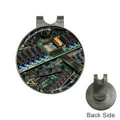 Computer Ram Tech Hat Clips With Golf Markers by Amaryn4rt