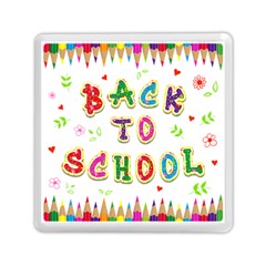 Back To School Memory Card Reader (square)  by Amaryn4rt