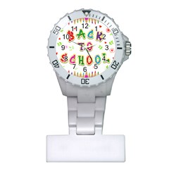 Back To School Plastic Nurses Watch by Amaryn4rt