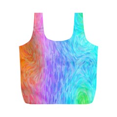 Abstract Color Pattern Textures Colouring Full Print Recycle Bags (m)  by Simbadda