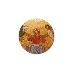 Gold Jesus Golf Ball Marker (4 Pack) by boho