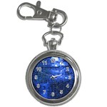 Blue Sequins Key Chain Watches Front