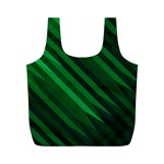 Abstract Blue Stripe Pattern Background Full Print Recycle Bags (M)  Back