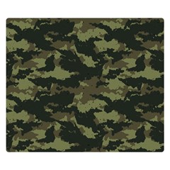 Camo Pattern Double Sided Flano Blanket (small)  by Simbadda