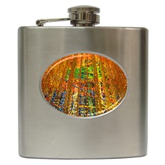 Circuit Board Pattern Hip Flask (6 Oz) by Simbadda