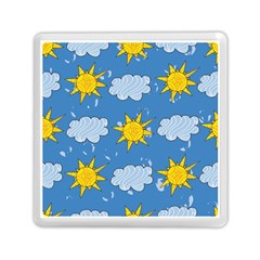 Sunshine Tech Blue Memory Card Reader (square)  by Simbadda