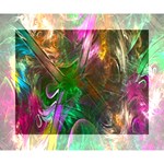 Fractal Texture Abstract Messy Light Color Swirl Bright Deluxe Canvas 14  x 11  14  x 11  x 1.5  Stretched Canvas