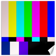 Color Bars & Tones Canvas 16  X 16   by Simbadda