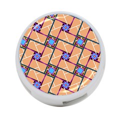 Overlaid Patterns 4-port Usb Hub (one Side) by Simbadda