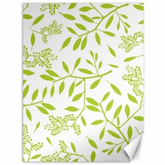 Leaves Pattern Seamless Canvas 36  X 48   by Simbadda