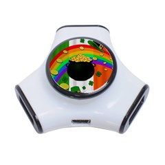 Pot Of Gold 3-port Usb Hub by Valentinaart