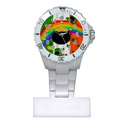Pot Of Gold Plastic Nurses Watch by Valentinaart