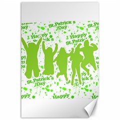 Saint Patrick Motif Canvas 24  X 36  by dflcprints