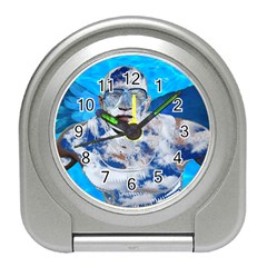 Swimming Angel Travel Alarm Clocks by Valentinaart
