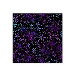 Retro Flower Pattern Design Batik Satin Bandana Scarf by Simbadda