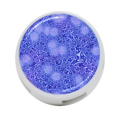 Retro Flower Pattern Design Batik 4-port Usb Hub (two Sides)  by Simbadda