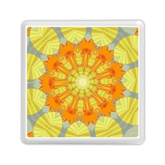 Sunshine Sunny Sun Abstract Yellow Memory Card Reader (square)  by Simbadda
