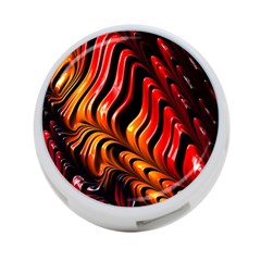 Fractal Mathematics Abstract 4-port Usb Hub (one Side) by Simbadda