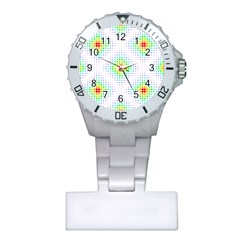 Color Square Plastic Nurses Watch by Simbadda