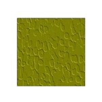 Olive Bubble Wallpaper Background Satin Bandana Scarf Front