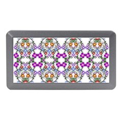 Floral Ornament Baby Girl Design Memory Card Reader (mini) by Simbadda