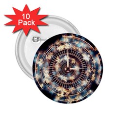 Science Fiction Background Fantasy 2 25  Buttons (10 Pack)  by Simbadda