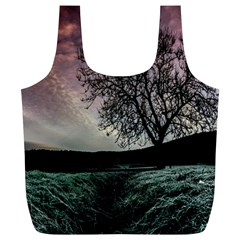 Sky Landscape Nature Clouds Full Print Recycle Bags (l)  by Simbadda