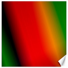 Multi Color Pattern Background Canvas 16  X 16   by Simbadda