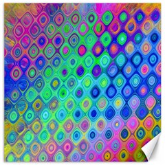 Background Texture Pattern Colorful Canvas 16  X 16   by Simbadda