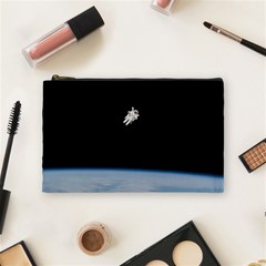 Amazing Stunning Astronaut Amazed Cosmetic Bag (medium)  by Simbadda