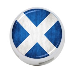 Scotland Flag Surface Texture Color Symbolism 4-port Usb Hub (one Side) by Simbadda