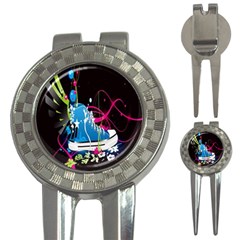 Sneakers Shoes Patterns Bright 3-in-1 Golf Divots by Simbadda