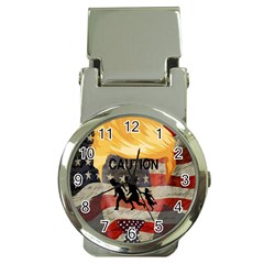 Caution Money Clip Watches by Valentinaart