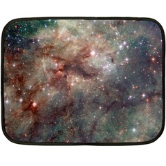 Tarantula Nebula Double Sided Fleece Blanket (mini)  by SpaceShop