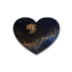 Seagull Nebula Heart Coaster (4 Pack)  by SpaceShop