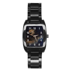 Seagull Nebula Stainless Steel Barrel Watch by SpaceShop