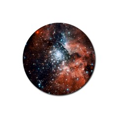 Star Cluster Rubber Round Coaster (4 Pack)  by SpaceShop
