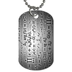 Science Formulas Dog Tag (one Side) by Simbadda