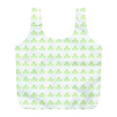 Shamrock Irish St Patrick S Day Full Print Recycle Bags (l)  by Simbadda