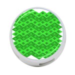 Shamrocks 3d Fabric 4 Leaf Clover 4-Port USB Hub (One Side) Front