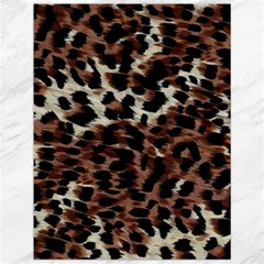 Background Fabric Animal Motifs Canvas 12  X 16   by Simbadda