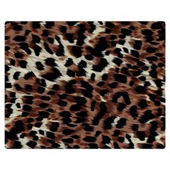 Background Fabric Animal Motifs Double Sided Flano Blanket (medium)  by Simbadda