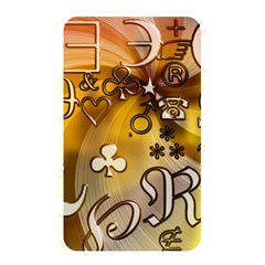 Symbols On Gradient Background Embossed Memory Card Reader by Amaryn4rt