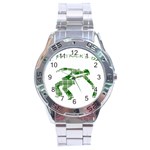St. Patrick s day Stainless Steel Analogue Watch Front