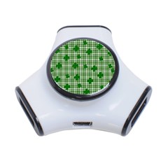 St  Patrick s Day Pattern 3-port Usb Hub by Valentinaart