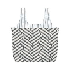 Lines And Stripes Patterns Full Print Recycle Bags (m)  by TastefulDesigns