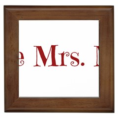 Future Mrs  Moore Framed Tiles by badwolf1988store