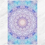 India Mehndi Style Mandala   Cyan Lilac Canvas 24  x 36  23.35 x34.74  Canvas - 1