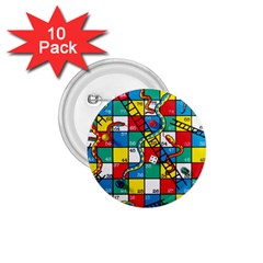 Snakes And Ladders 1 75  Buttons (10 Pack) by Amaryn4rt