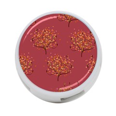 Beautiful Tree Background Pattern 4-port Usb Hub (two Sides)  by Simbadda